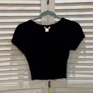 Bozzolo Black Women's Crop Top